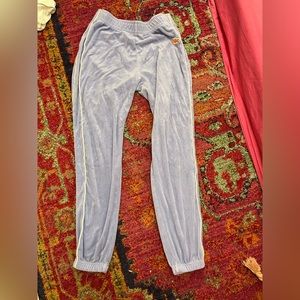 Nike blue velour retro joggers sweatpants